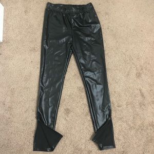 women’s leather (faux) tights